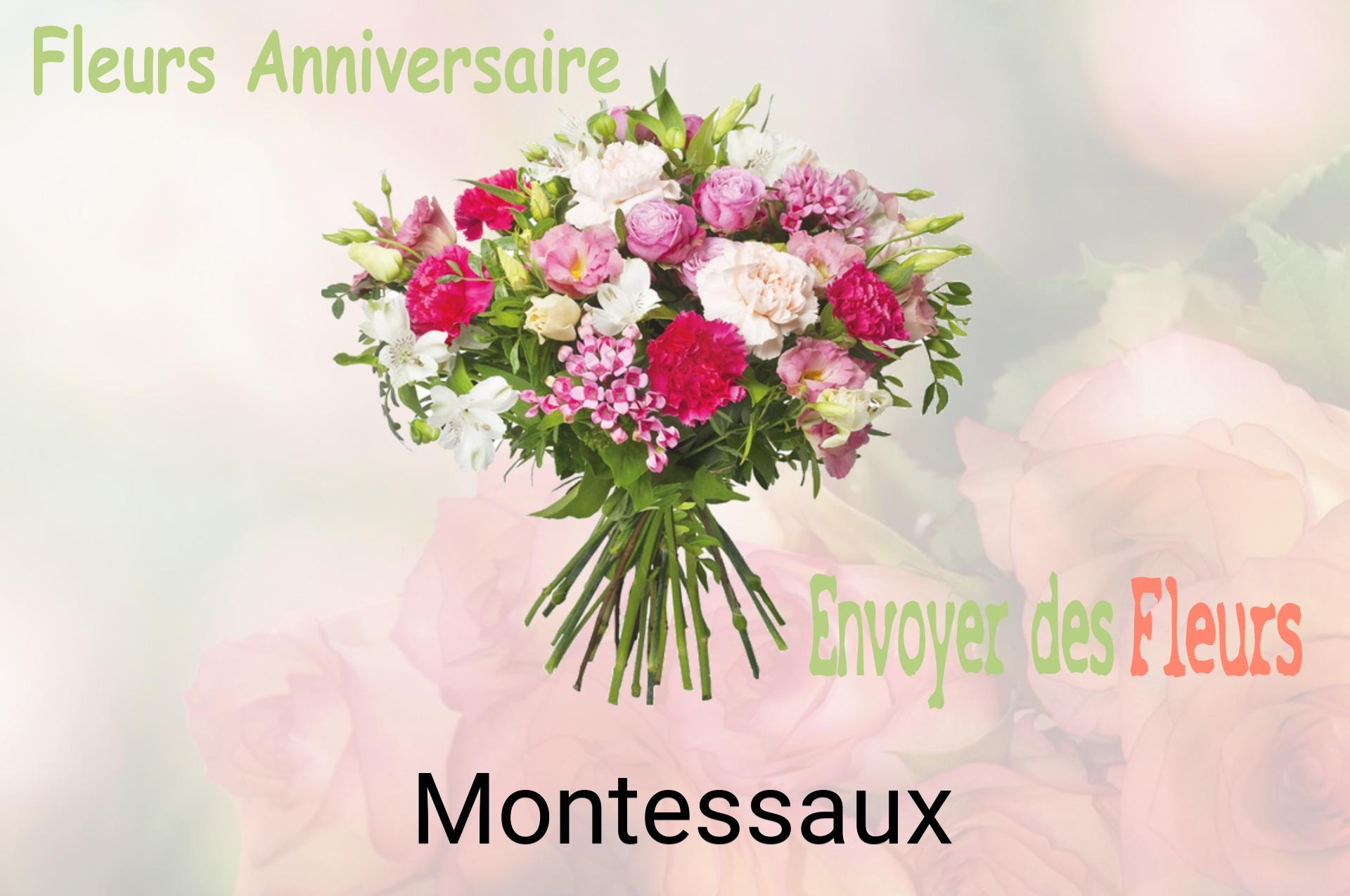 Bouquet de fleurs d’anniversaire livré à Montessaux